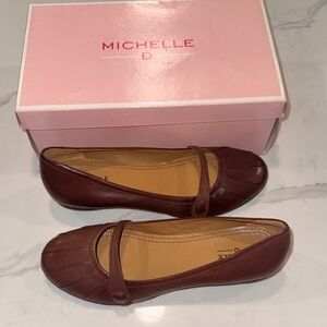 Michelle D NIB Size 8.5M Dark Brown Women's Dress Loafers